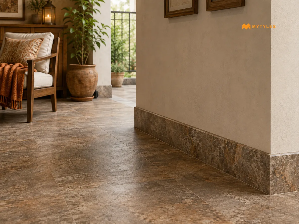Stone-Look Skirting for Rustic Interiors